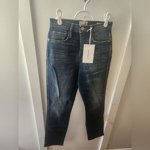 Frame Denim Women's Dark Blue Skinny Jeans